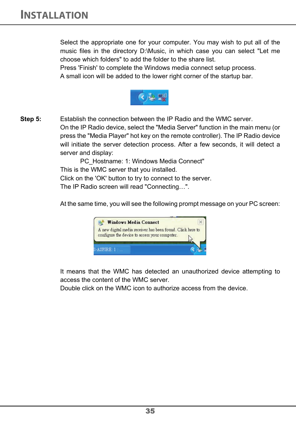 Nstallation | Sagem 700 User Manual | Page 35 / 64