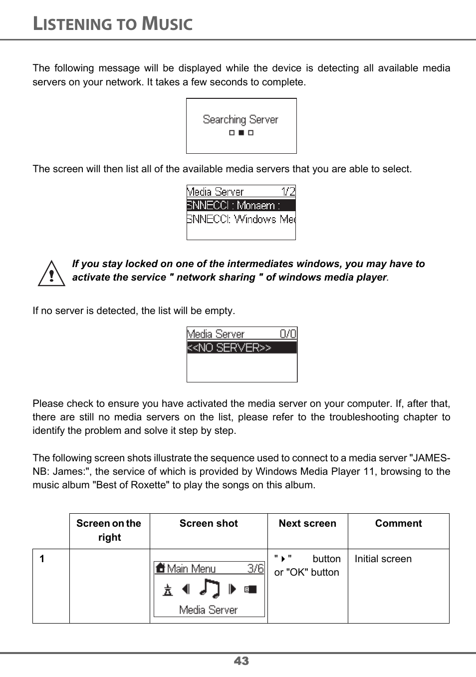 Istening, Usic | Sagem 700 User Manual | Page 43 / 64