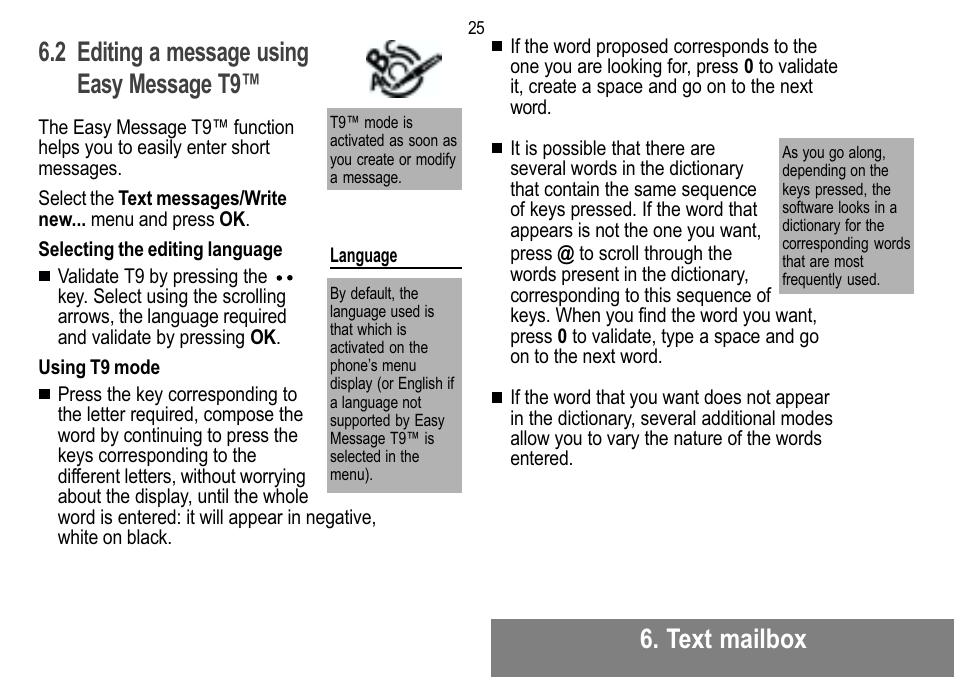 Sagem MW 302X User Manual | Page 26 / 58