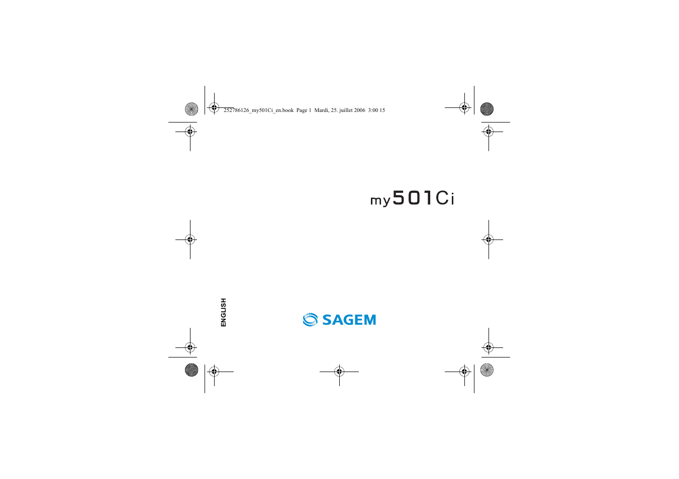 Sagem my501Ci User Manual | 64 pages