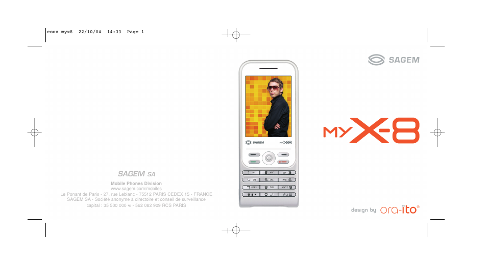 Sagem myX-8 User Manual | 108 pages