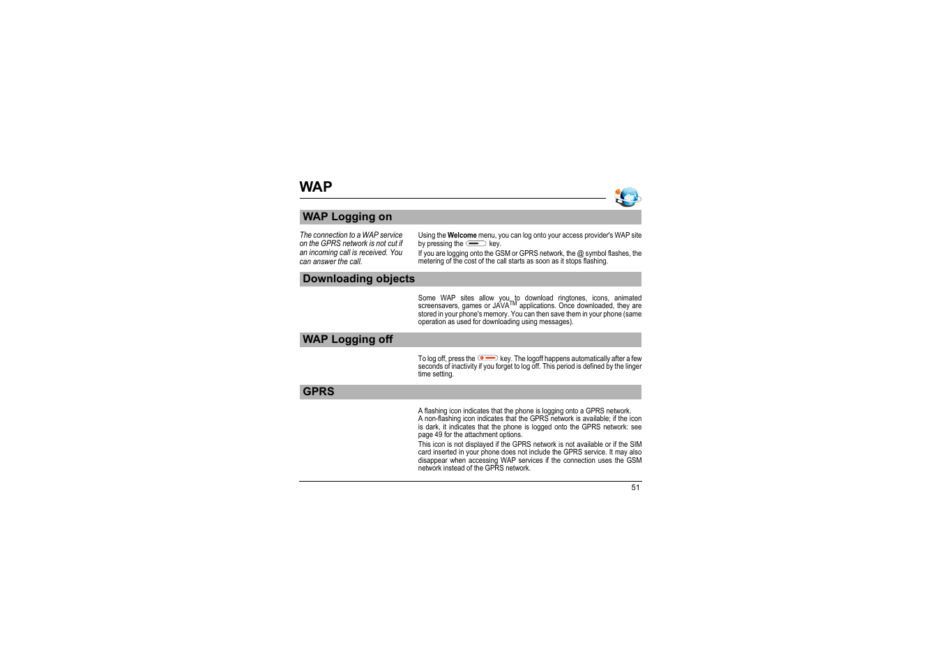 Sagem myX-8 User Manual | Page 52 / 108