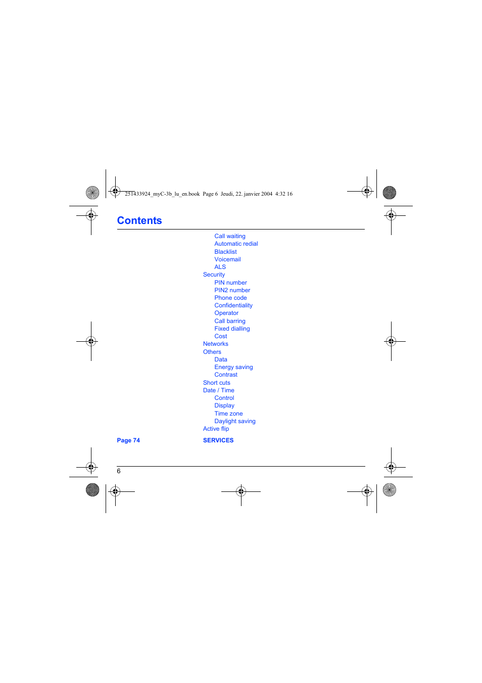 Sagem myC-3b User Manual | Page 9 / 91