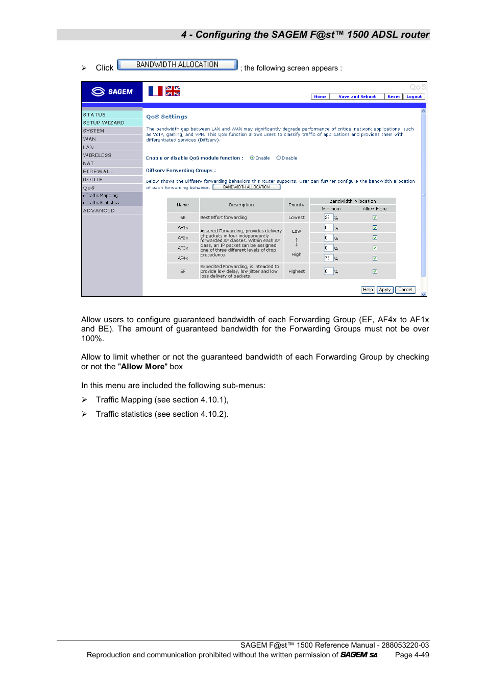 Sagem F@ST 1500WG User Manual | Page 95 / 134