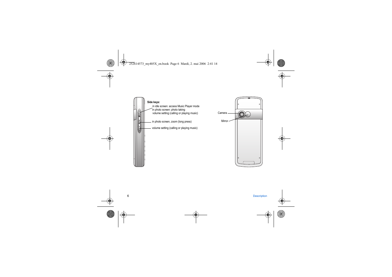 Sagem my405X User Manual | Page 6 / 64