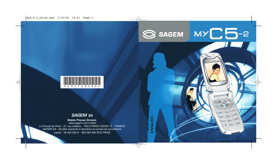 Sagem myC5-2 User Manual | 99 pages