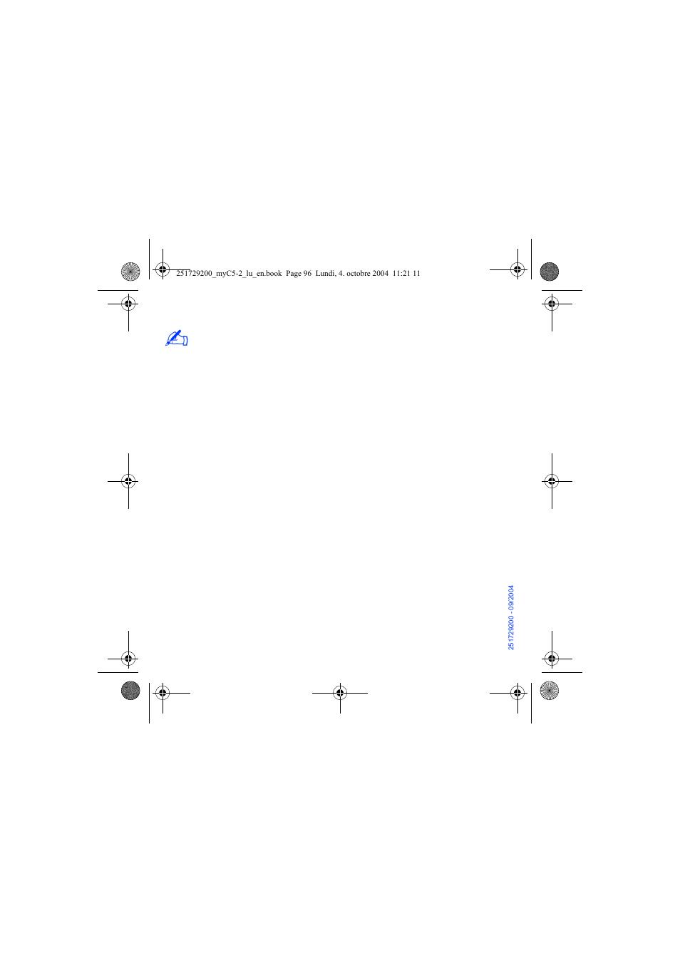 Sagem myC5-2 User Manual | Page 99 / 99