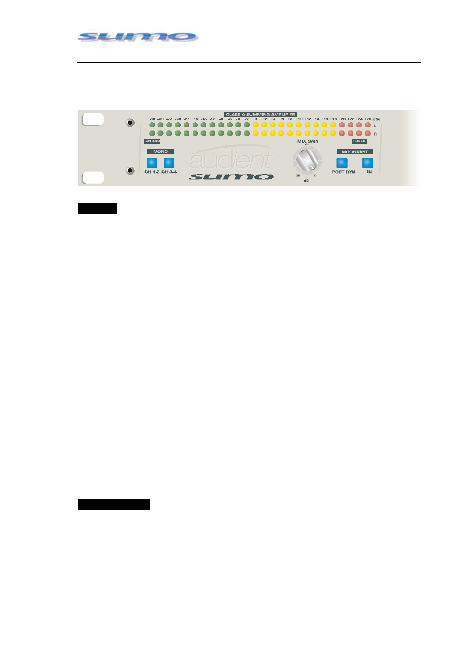 Sumo Summing Amplifier User Manual | Page 15 / 22