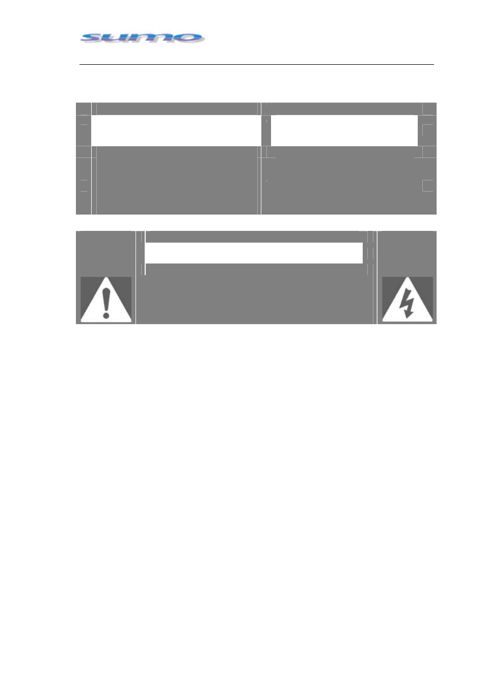 Warning, Caution attention, Risk of electric shock do not open | Risque de choc ne pas enlever | Sumo Summing Amplifier User Manual | Page 5 / 22