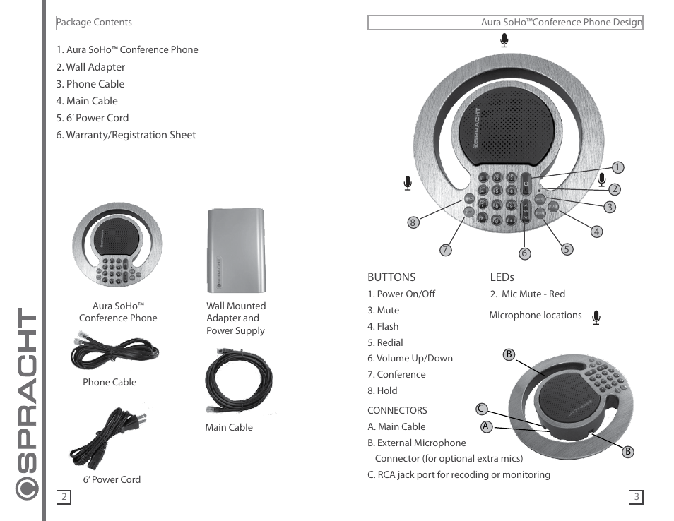 Spracht AURA SOHO CP-2016-003 User Manual | Page 4 / 12