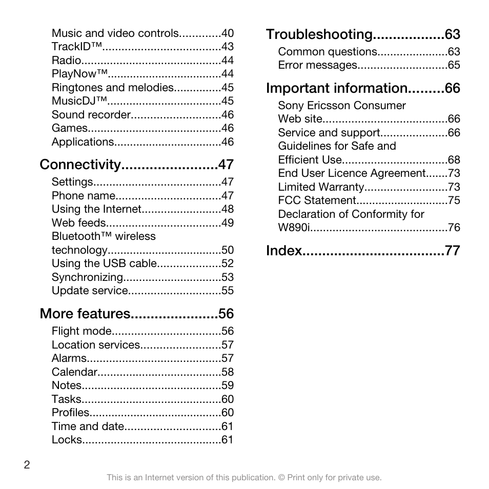 Spracht W890I User Manual | Page 4 / 82