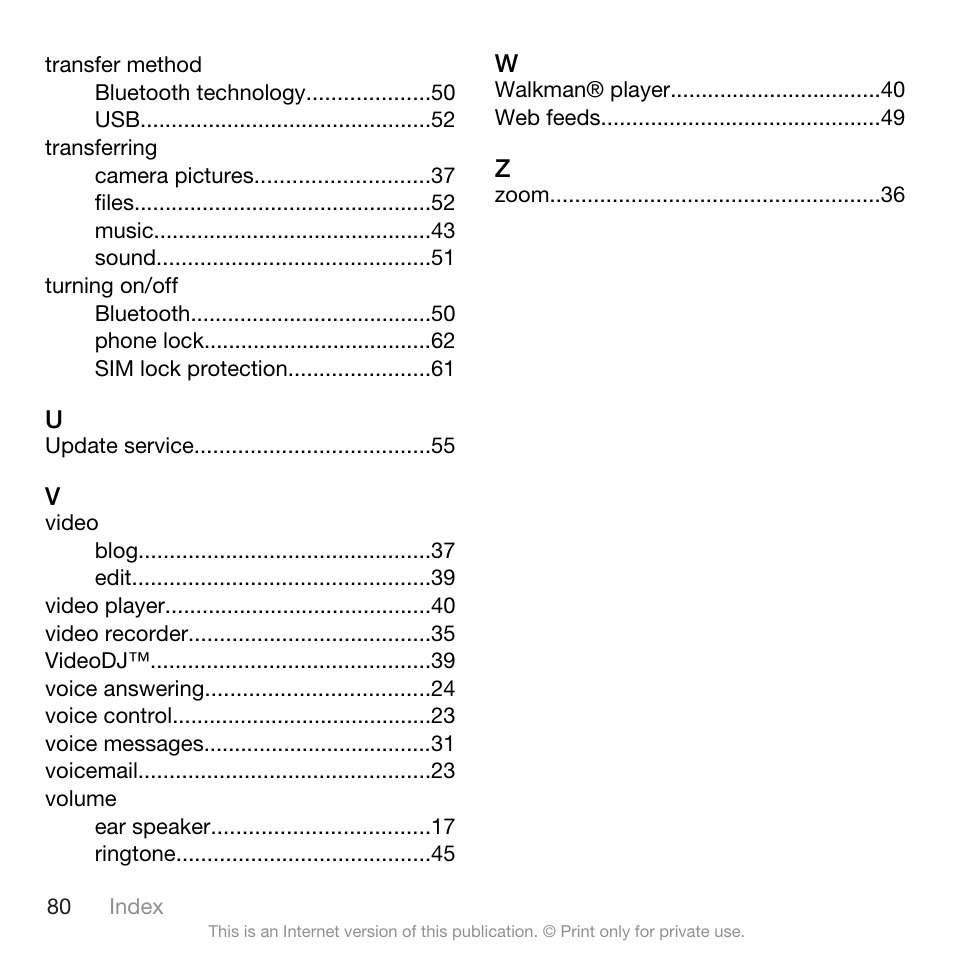Spracht W890I User Manual | Page 82 / 82