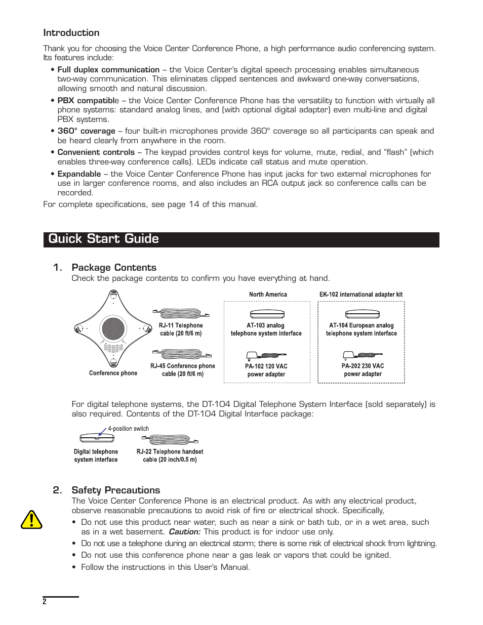 Quick start guide | Spracht CP-2012 User Manual | Page 3 / 19
