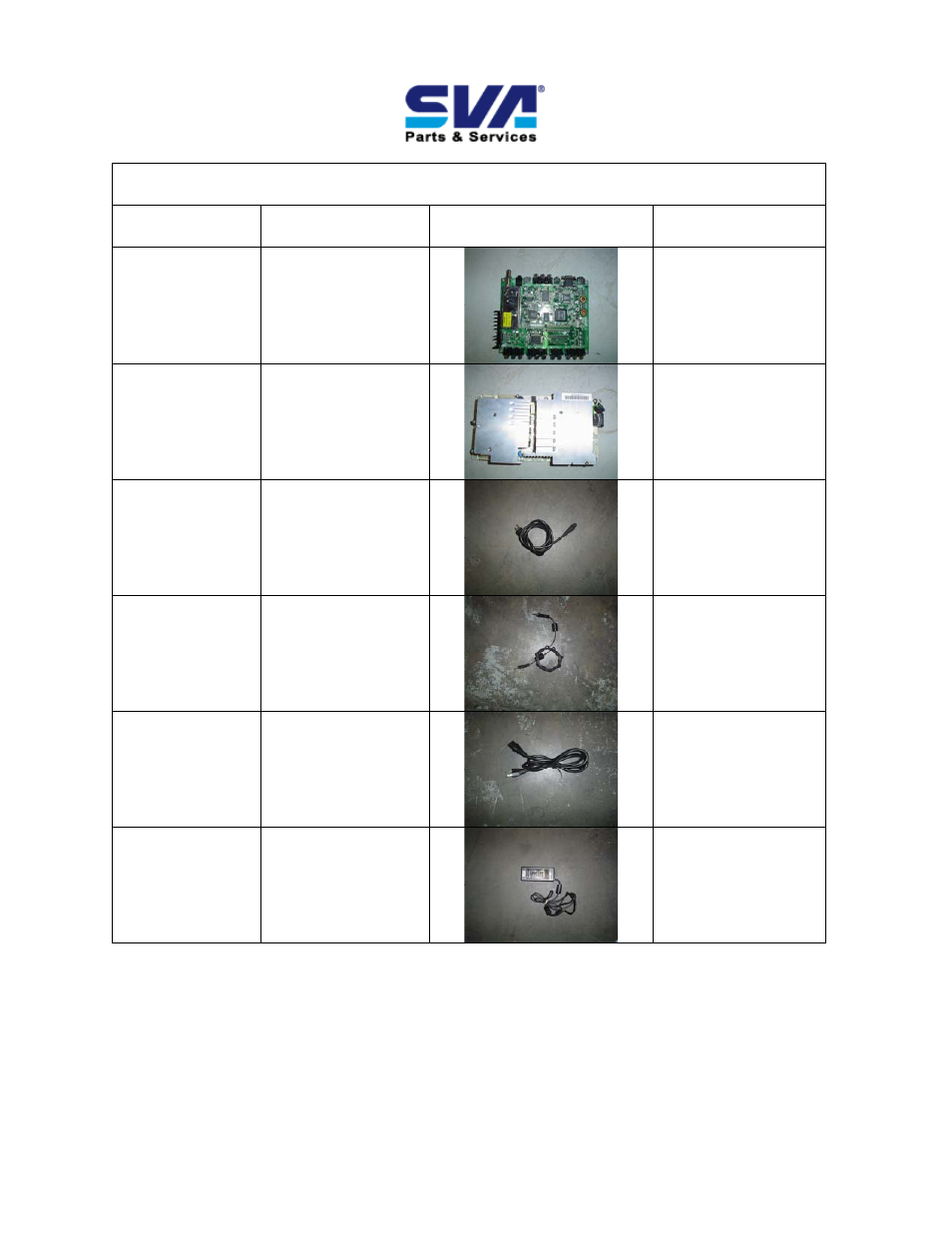 SVA VR-3200W User Manual | 1 page