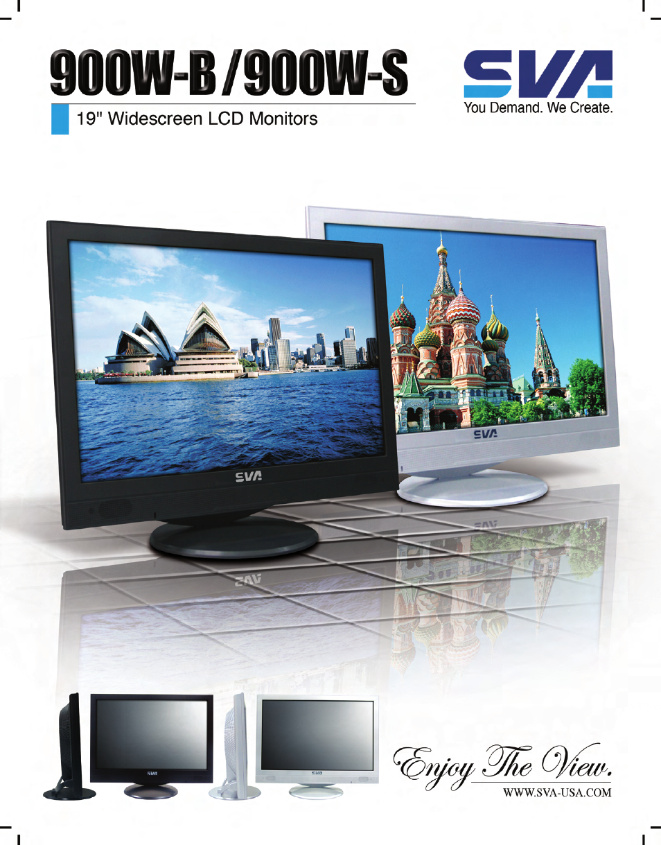SVA 900W-B User Manual | 2 pages