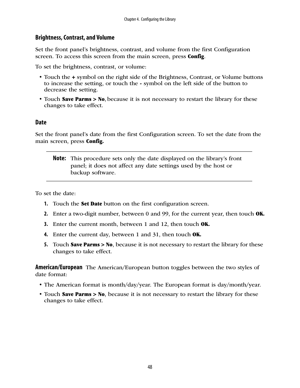 Spectra Logic 10000 User Manual | Page 48 / 136