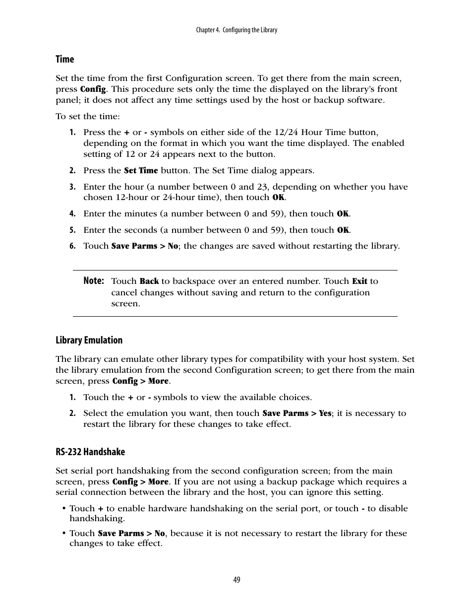Spectra Logic 10000 User Manual | Page 49 / 136