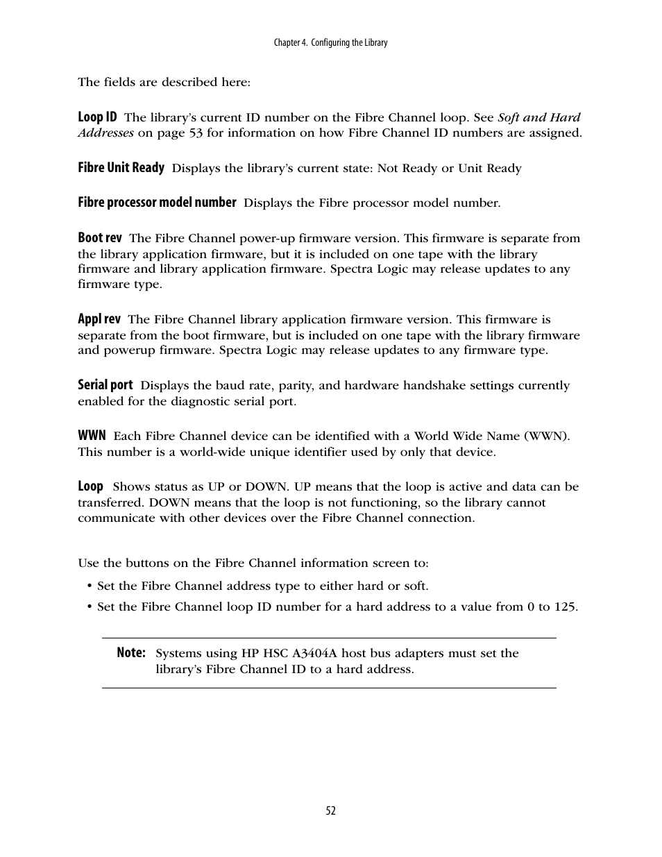Spectra Logic 10000 User Manual | Page 52 / 136
