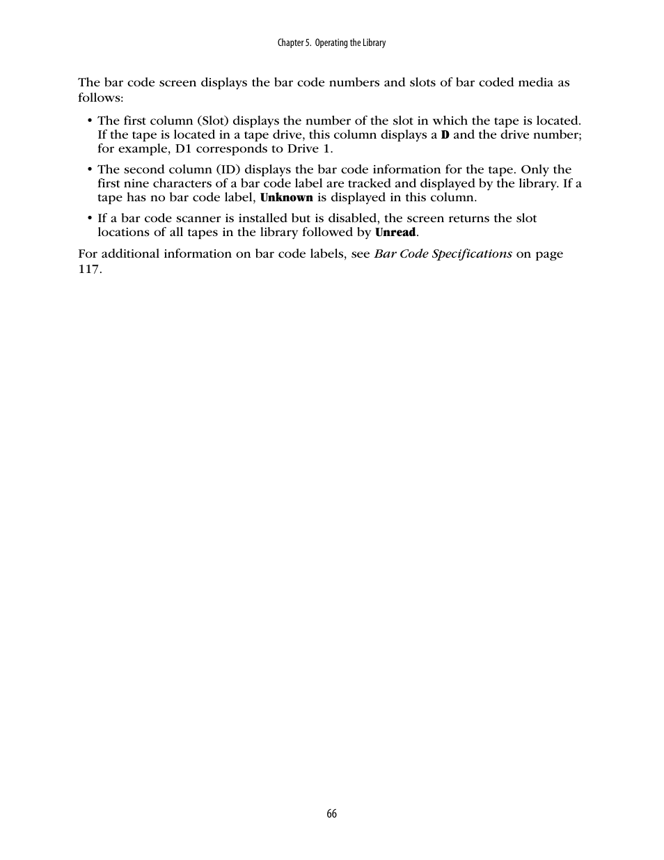Spectra Logic 10000 User Manual | Page 66 / 136