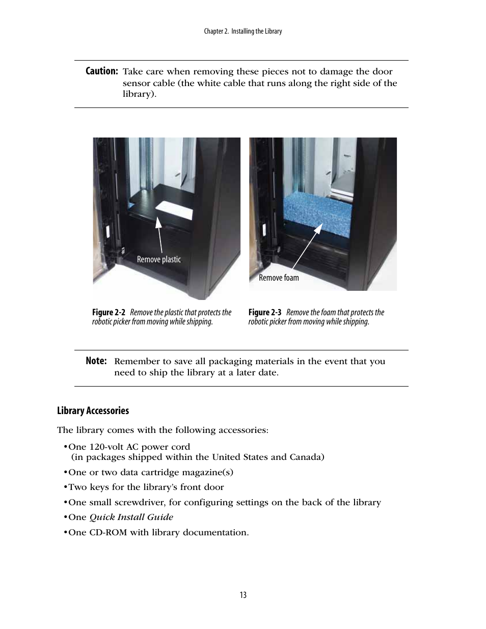 Spectra Logic 2K User Manual | Page 13 / 94