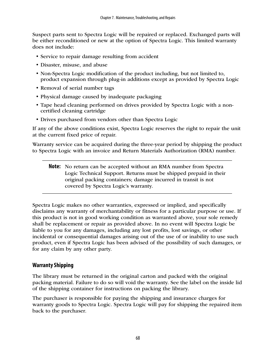 Spectra Logic 2K User Manual | Page 68 / 94