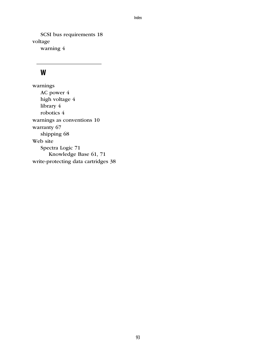 Spectra Logic 2K User Manual | Page 93 / 94