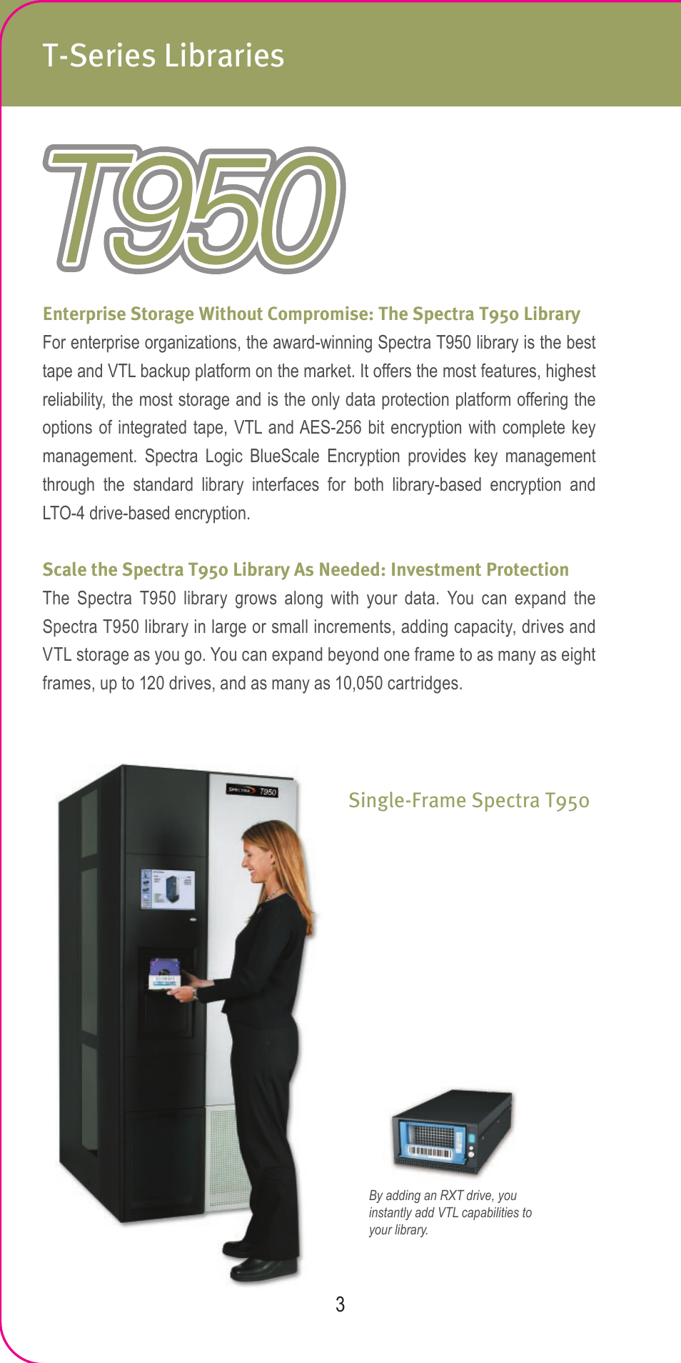T-series libraries | Spectra Logic 2007 User Manual | Page 5 / 24