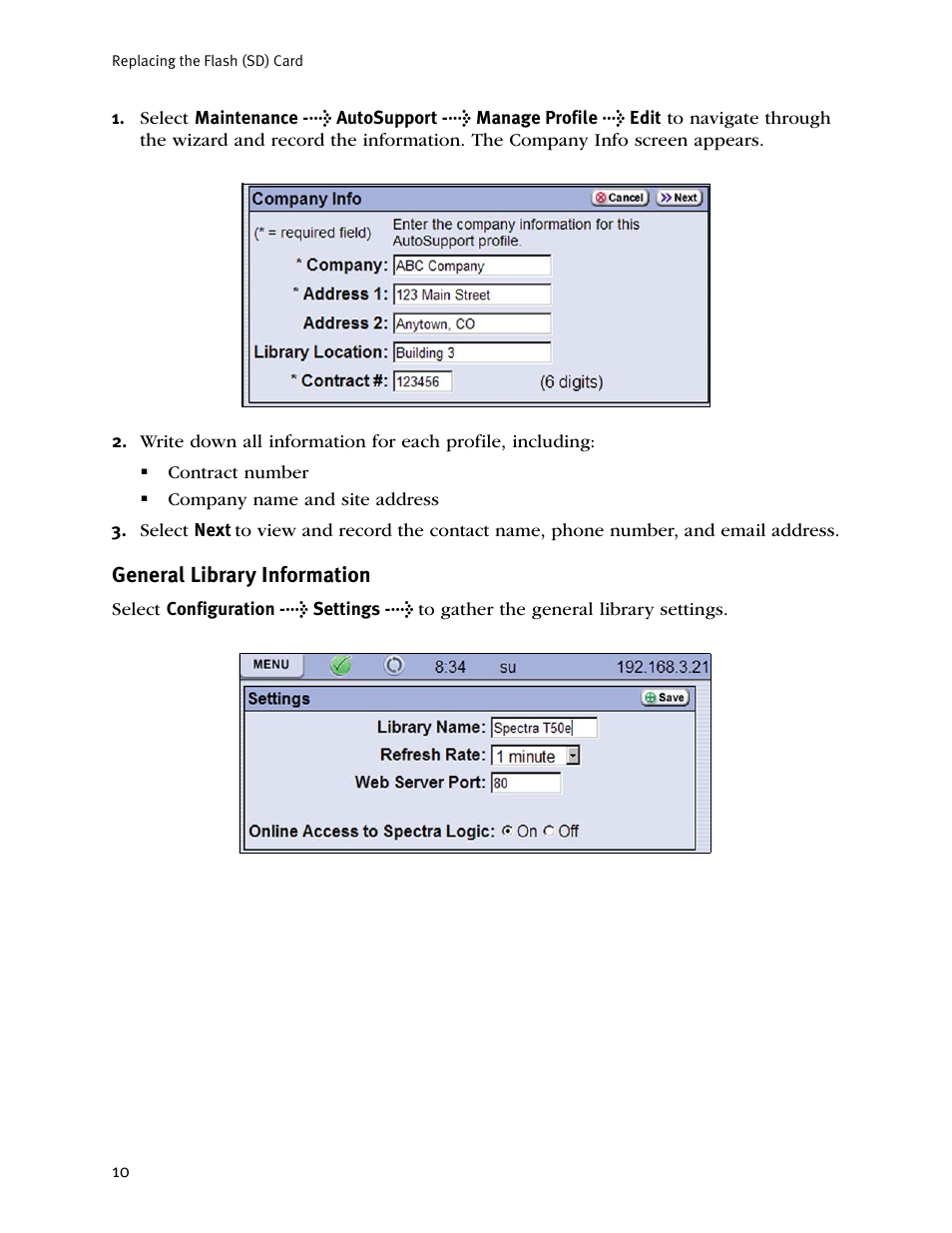 Spectra Logic T50E User Manual | Page 10 / 20