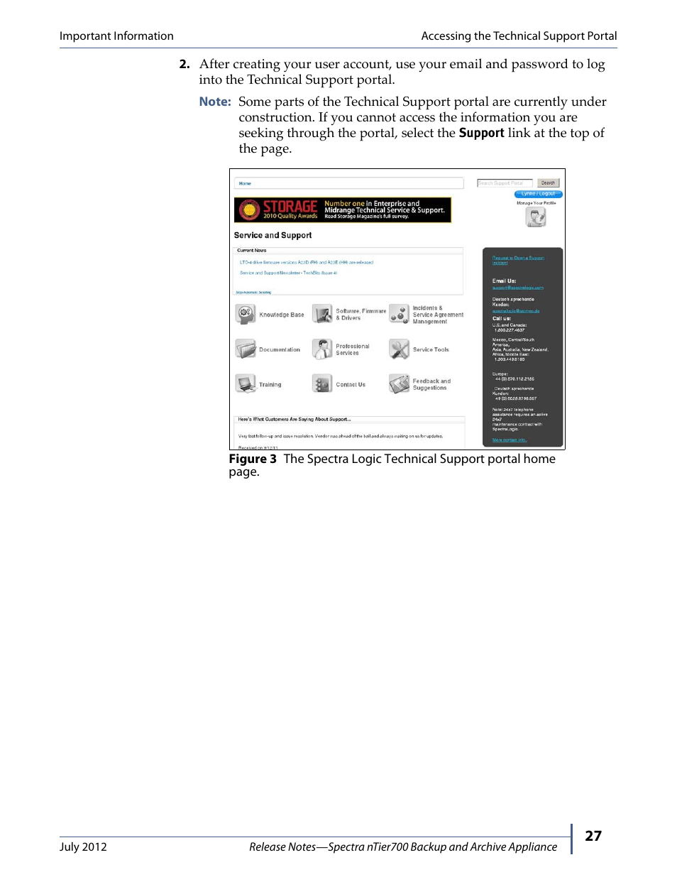 Spectra Logic NTIER700 User Manual | Page 27 / 28