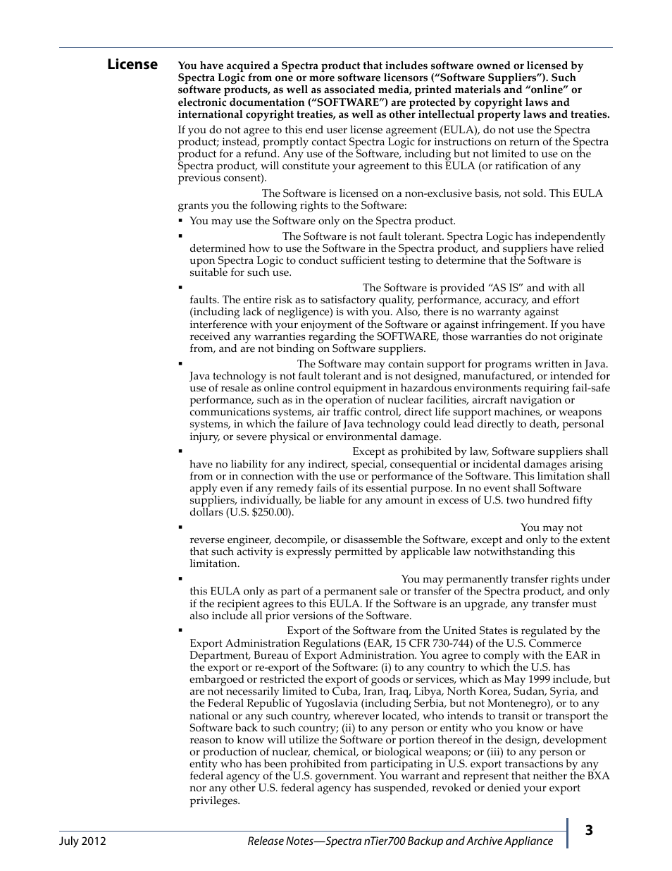3license | Spectra Logic NTIER700 User Manual | Page 3 / 28