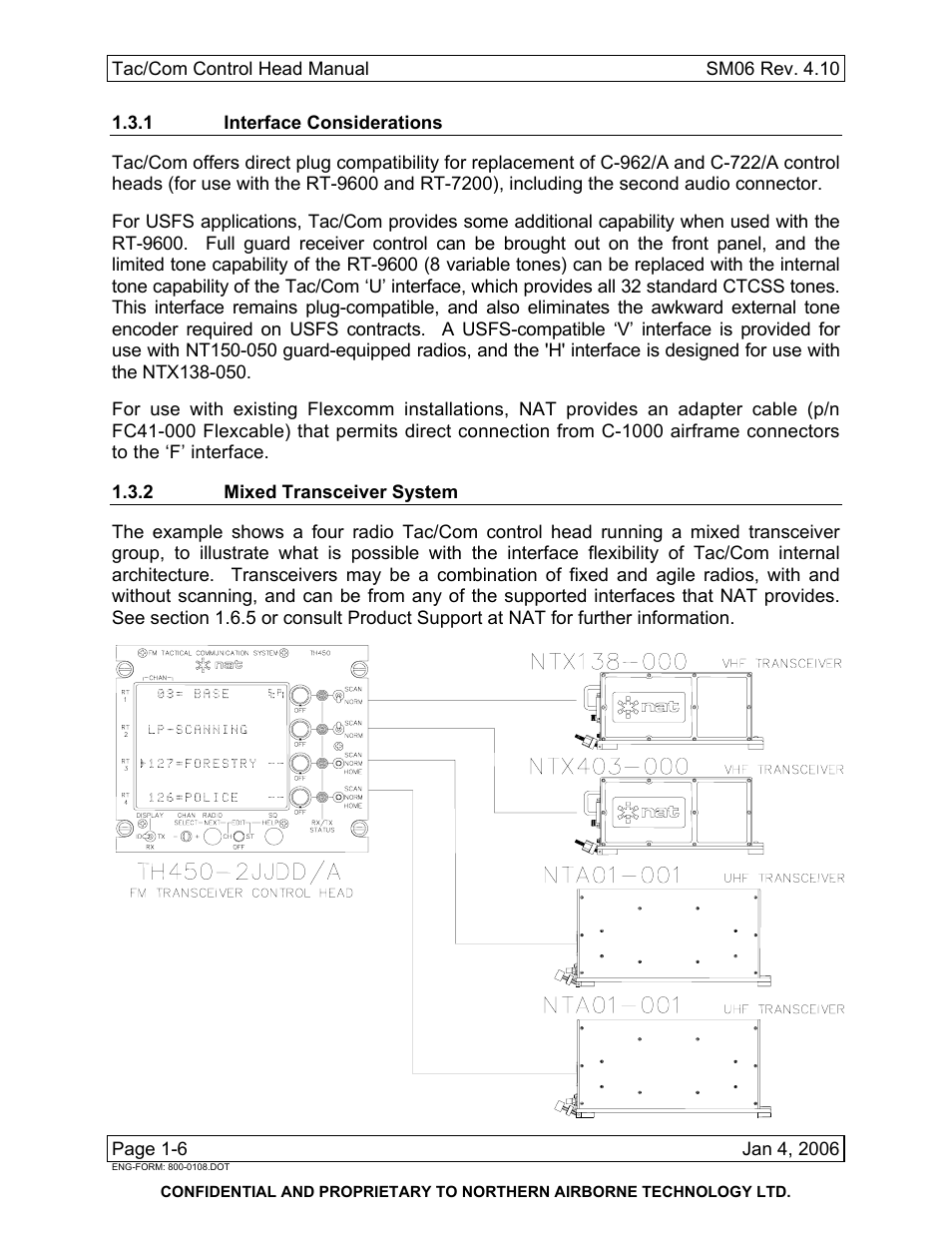 1 interface considerations, 2 mixed transceiver system | Spectra Logic TAC/COM SERIES User Manual | Page 14 / 107