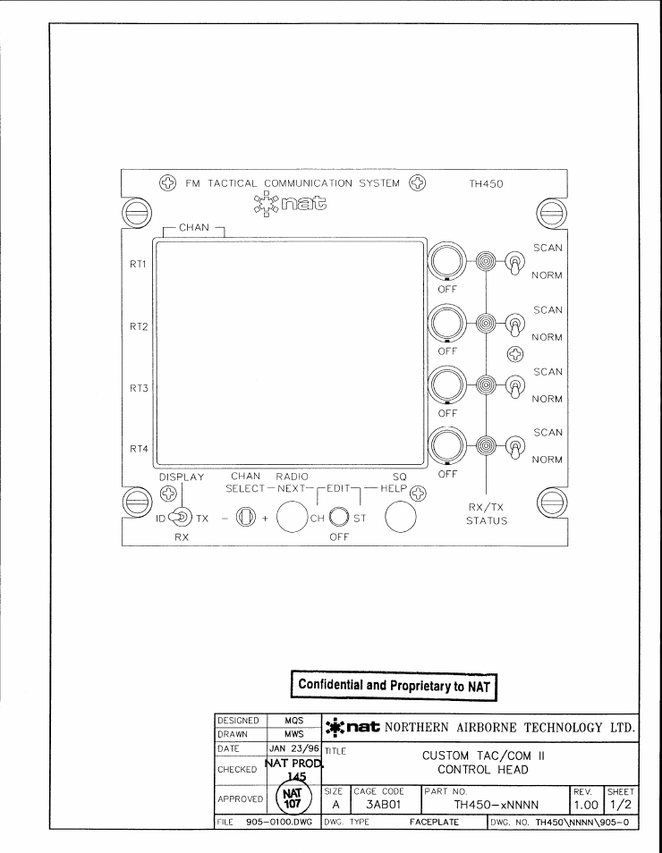 Faceplate | Spectra Logic TAC/COM SERIES User Manual | Page 45 / 107