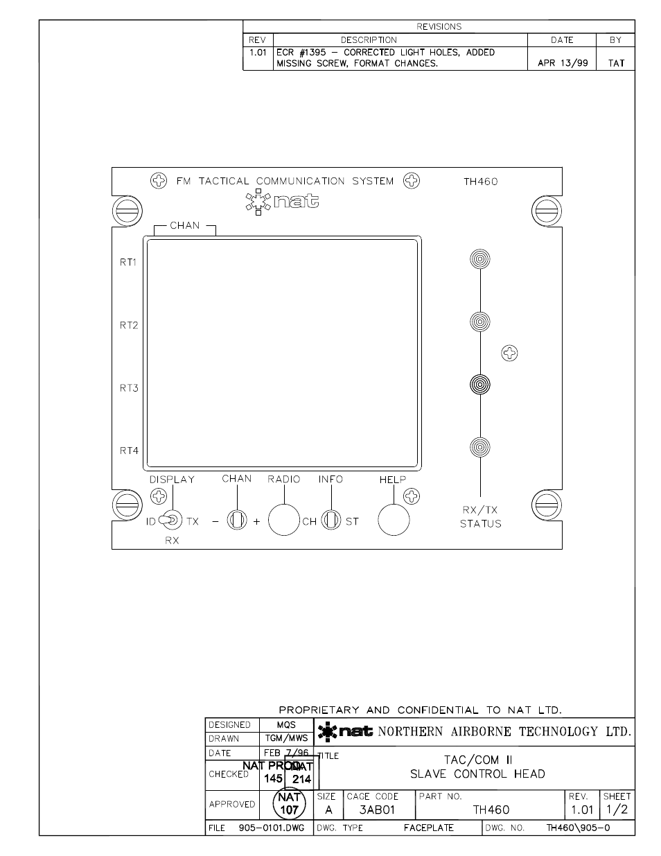 Faceplate | Spectra Logic TAC/COM SERIES User Manual | Page 47 / 107