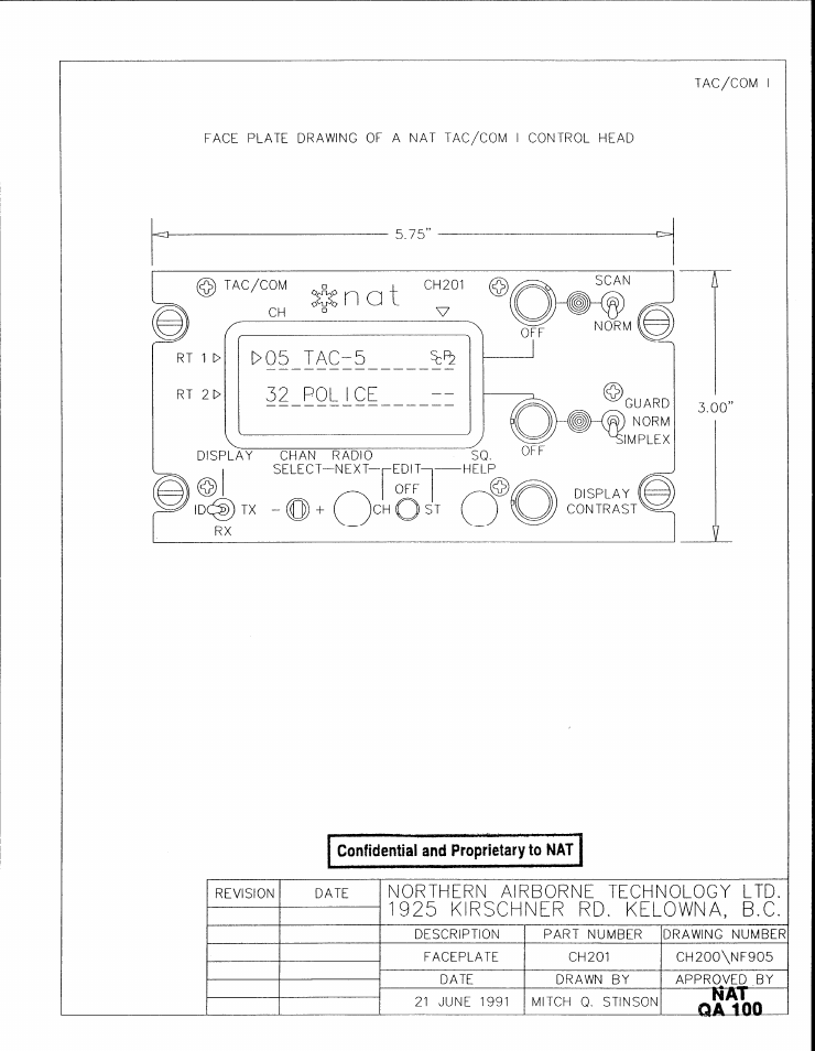 Faceplate | Spectra Logic TAC/COM SERIES User Manual | Page 49 / 107