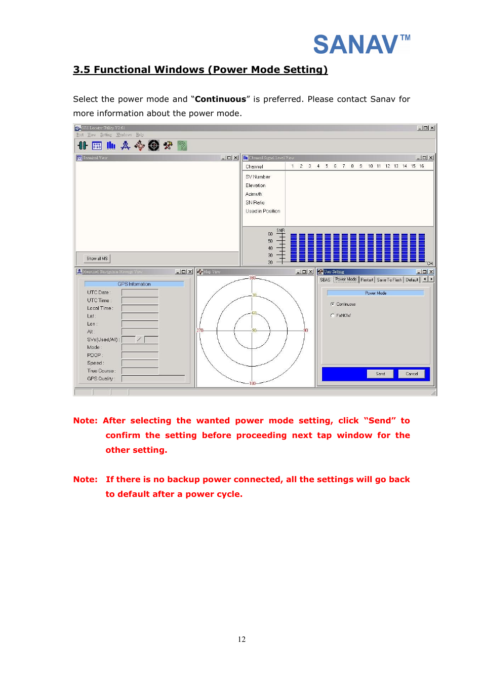 San Jose Navigation SANAV FV-M7 User Manual | Page 12 / 26