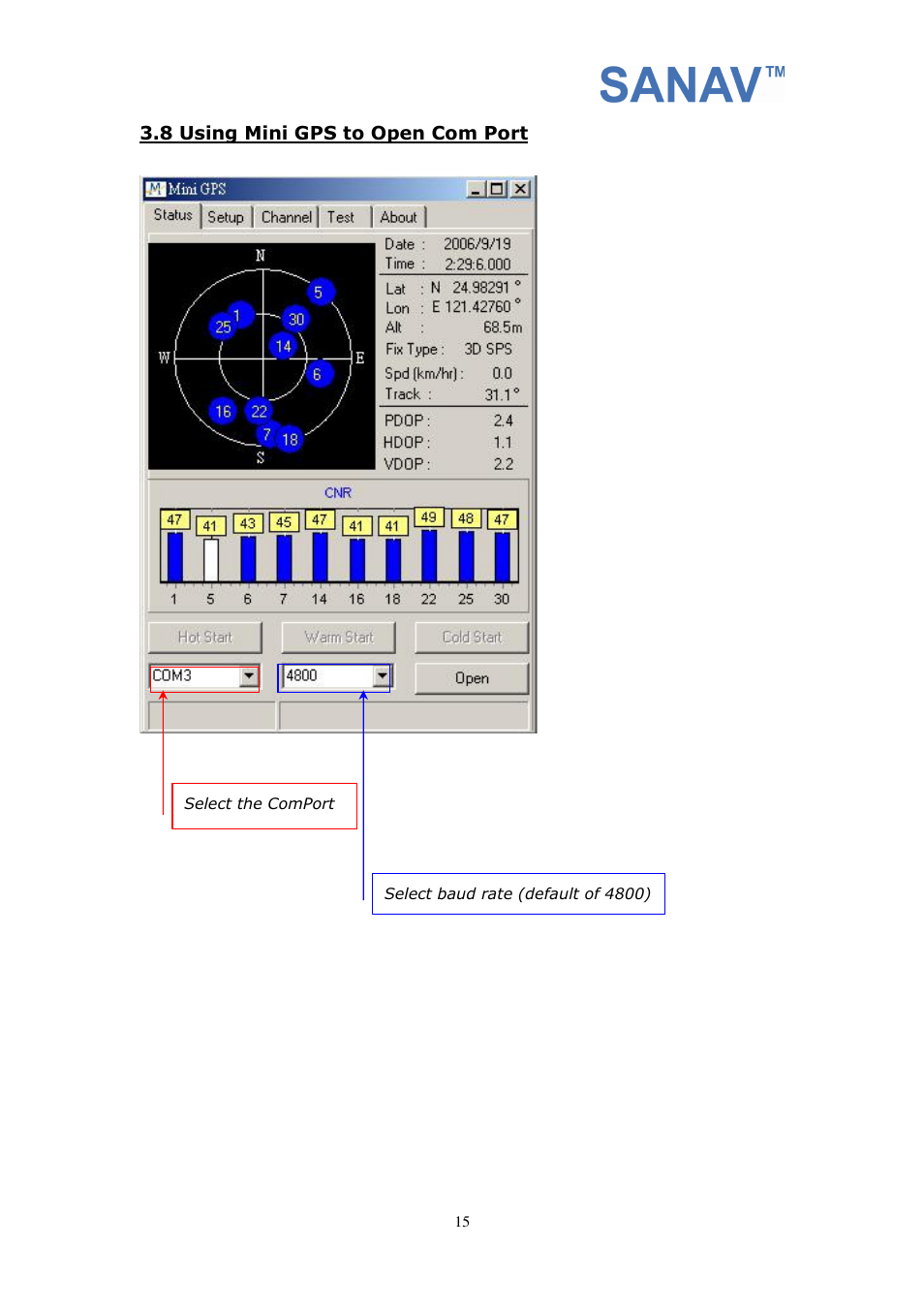 San Jose Navigation SANAV FV-M7 User Manual | Page 15 / 26