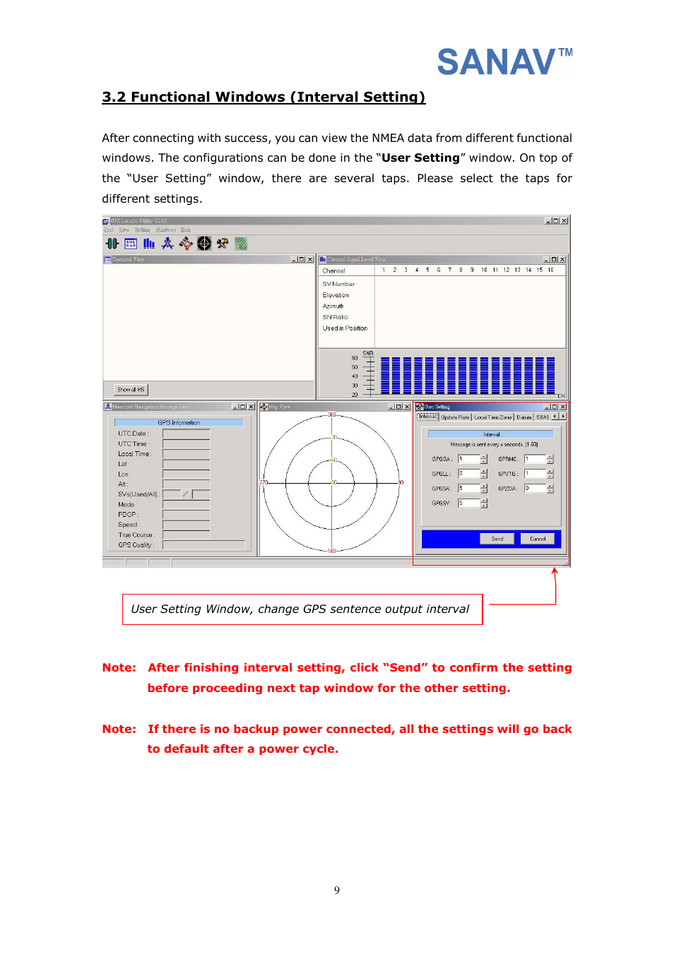 San Jose Navigation SANAV FV-M7 User Manual | Page 9 / 26