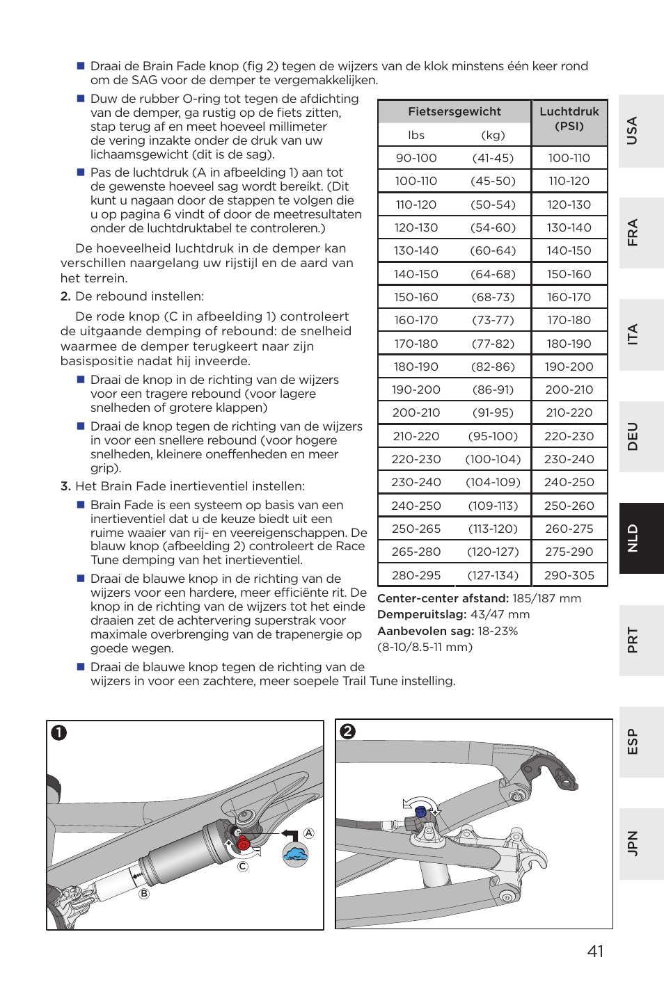 Specialized AFR Rear Shock ENDURO SL User Manual | Page 41 / 72
