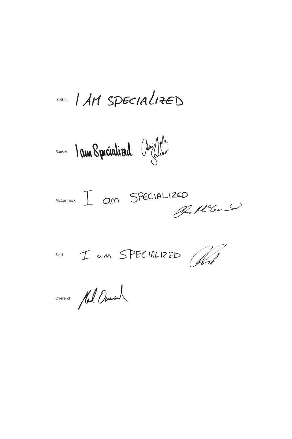 Specialized AFR E100 User Manual | Page 83 / 84