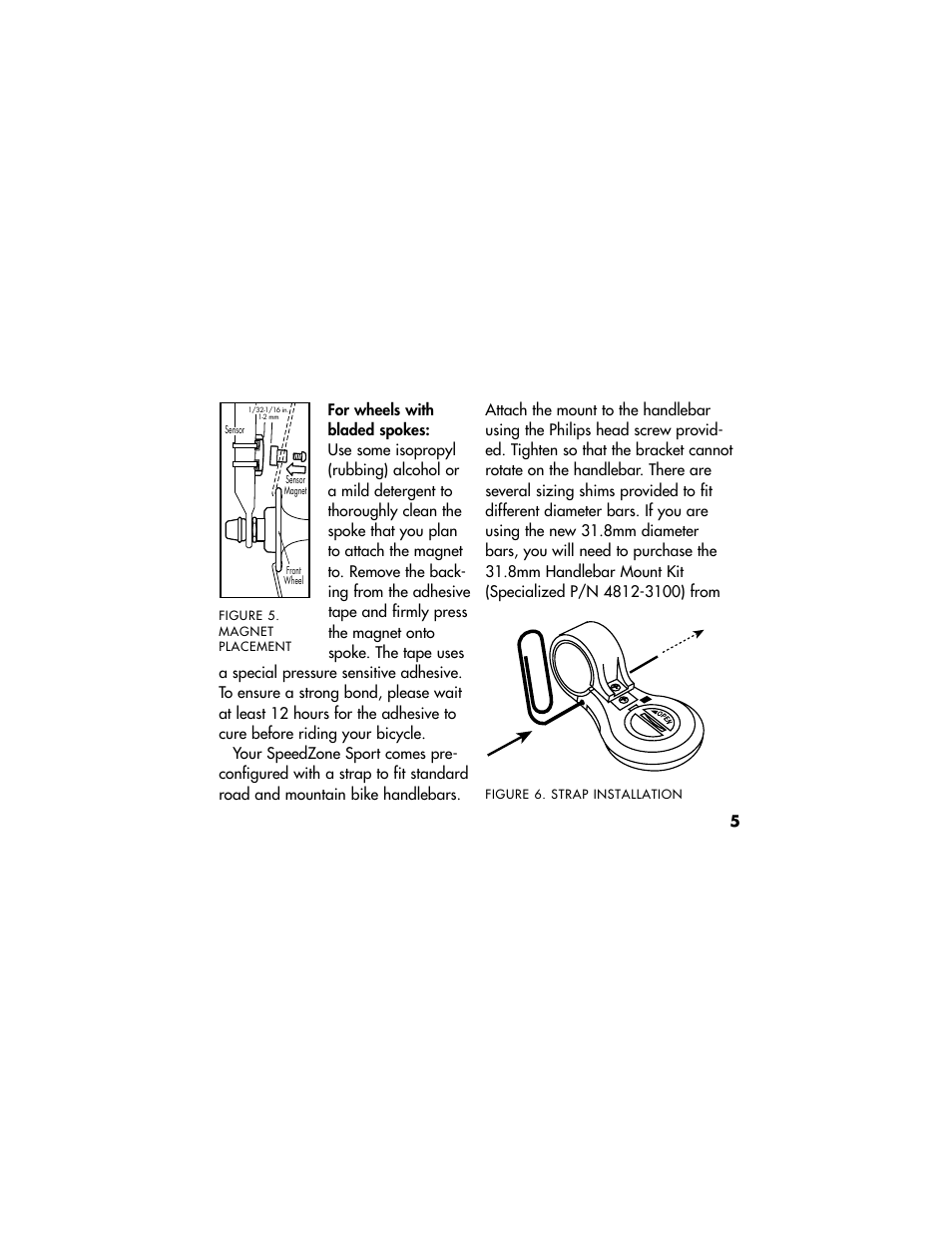Specialized Speedzone Sport CR2032 User Manual | Page 5 / 22