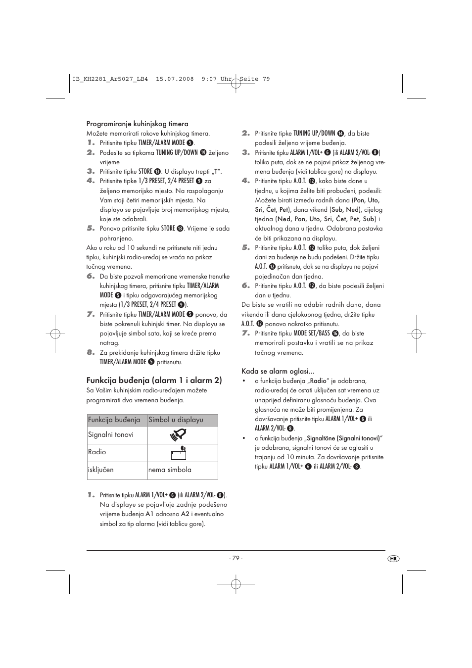 Silvercrest KH2281-07 User Manual | Page 81 / 98