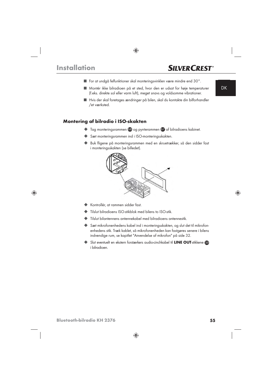 Installation | Silvercrest KH2376 User Manual | Page 53 / 78