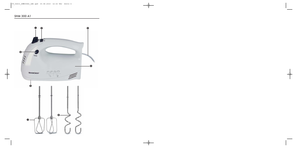 Shm 300 a1 | Silvercrest SHM 300 A1 User Manual | Page 2 / 7