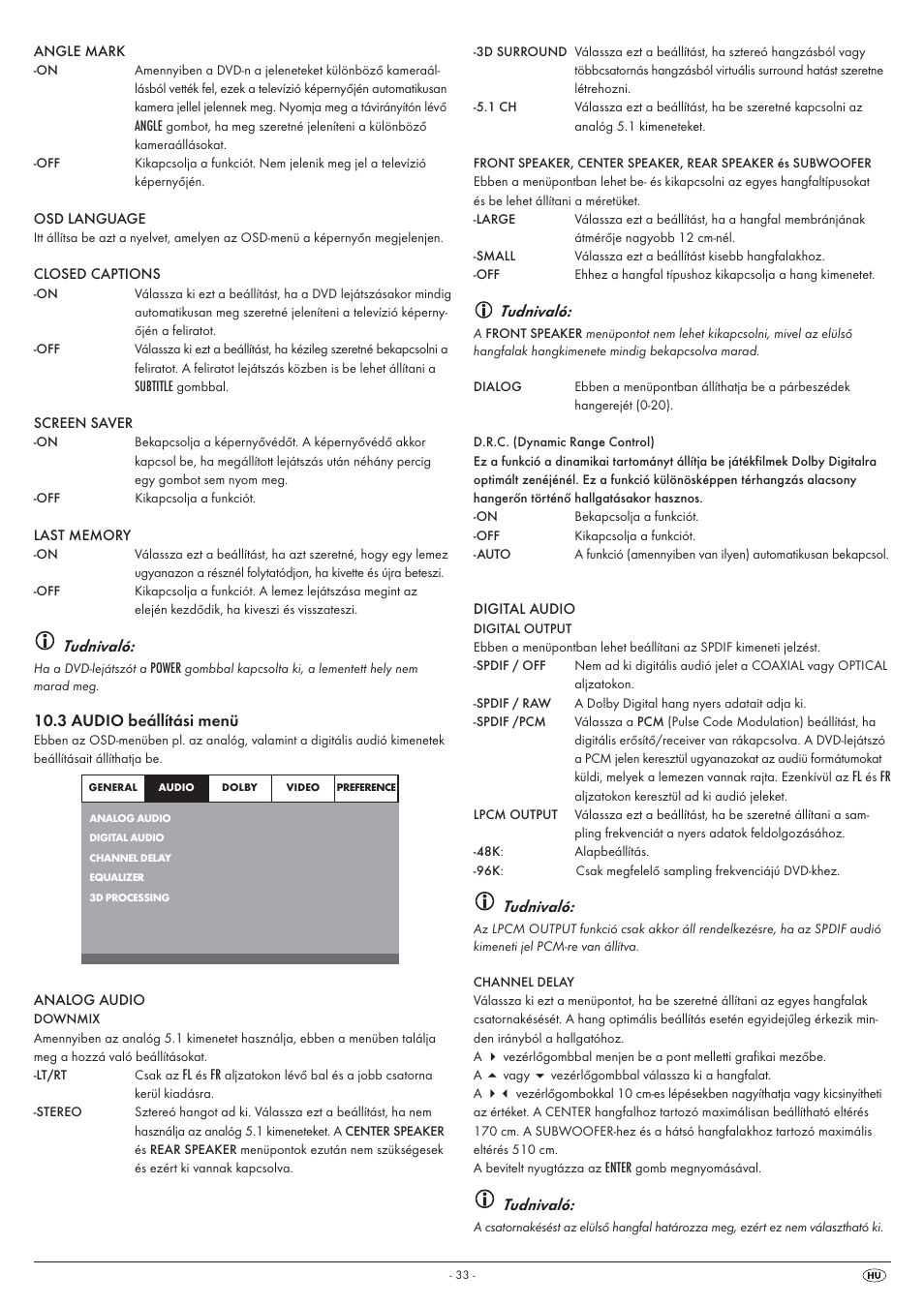 Tudnivaló | Silvercrest KH 6525 User Manual | Page 35 / 50