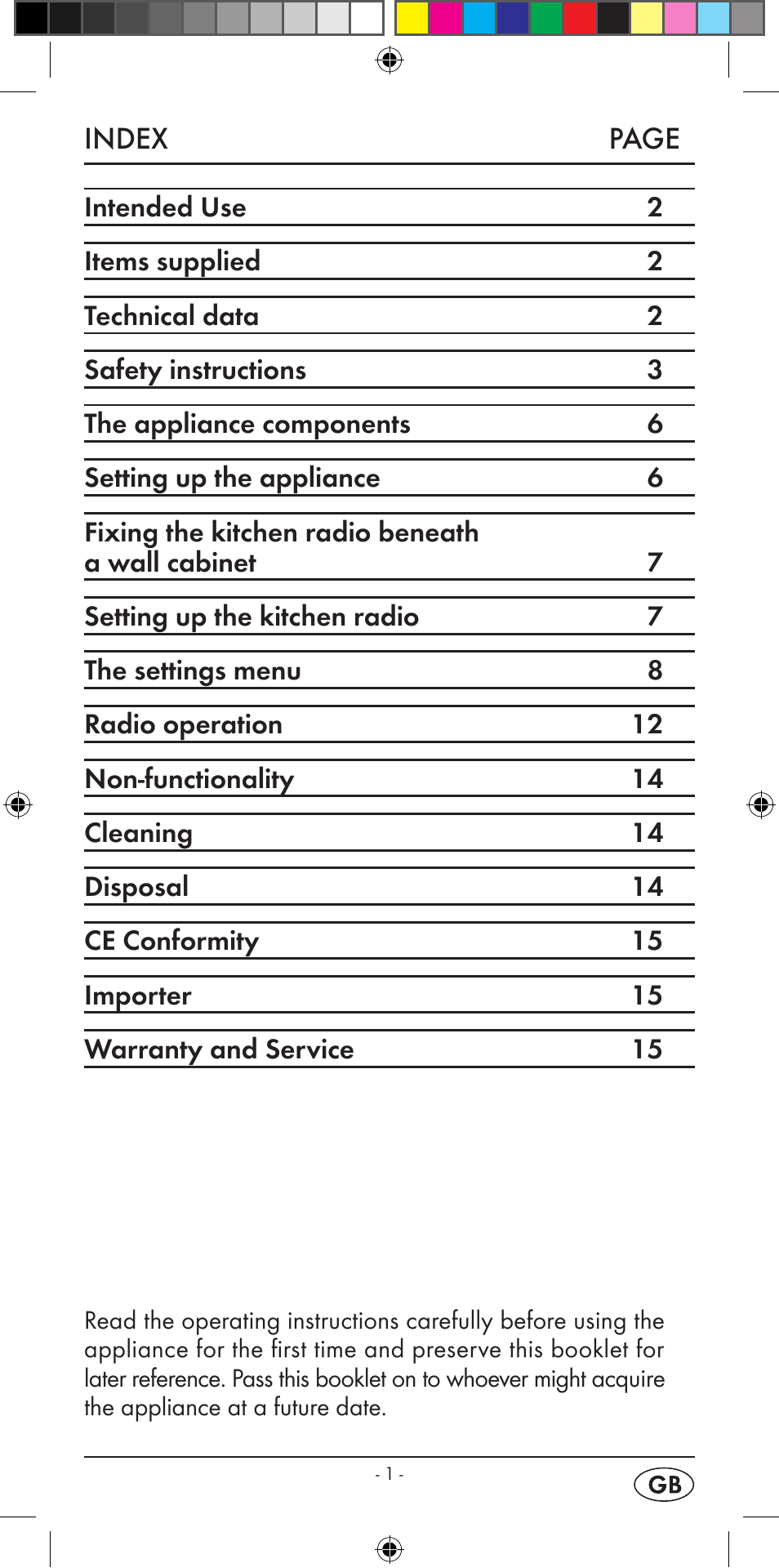 Silvercrest KH 2396 User Manual | Page 3 / 18