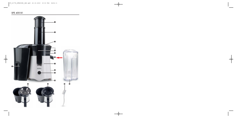 Sfe 450 b1 | Silvercrest SFE 450 B16 User Manual | Page 2 / 10