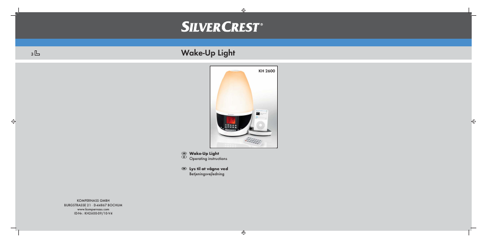 Silvercrest KH 2600 User Manual | 62 pages