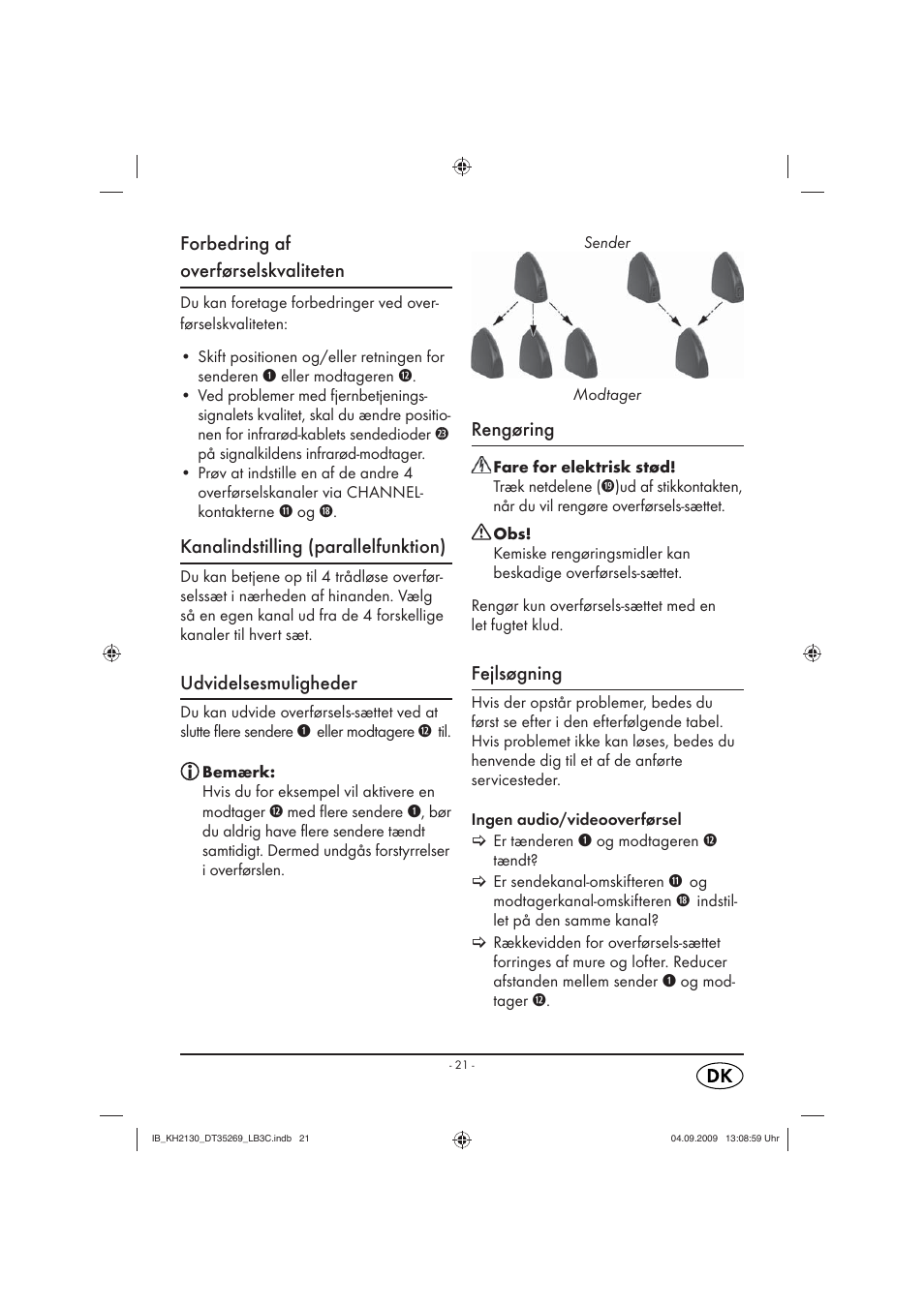 Silvercrest KH 2130 User Manual | Page 23 / 25