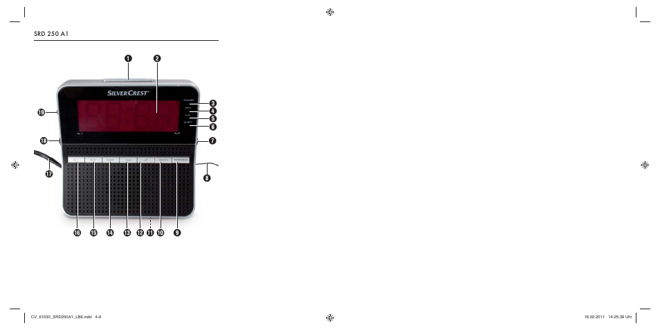 Silvercrest SRD 250 A1 User Manual | Page 2 / 22