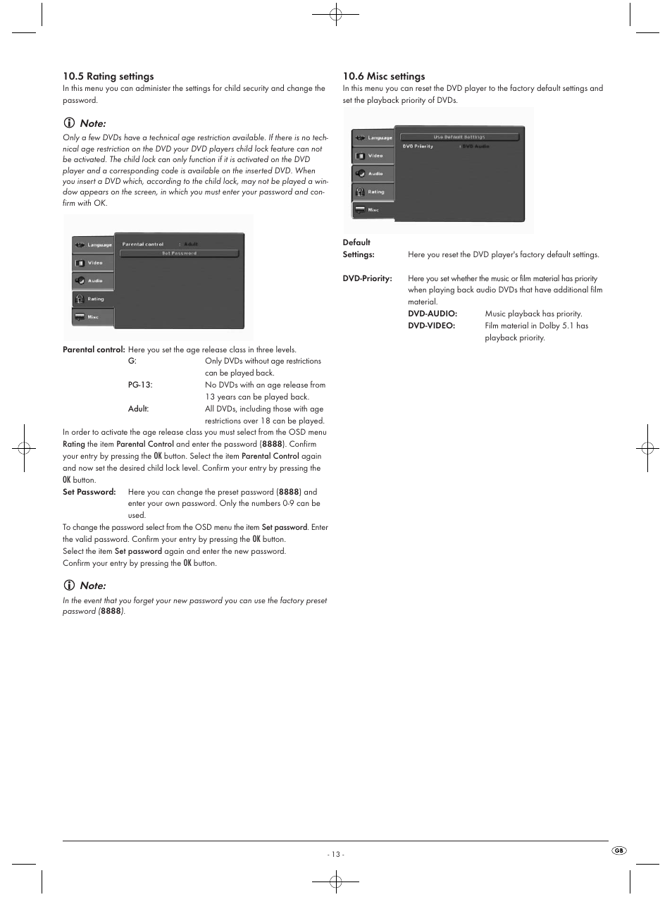 Silvercrest KH6519 User Manual | Page 13 / 30